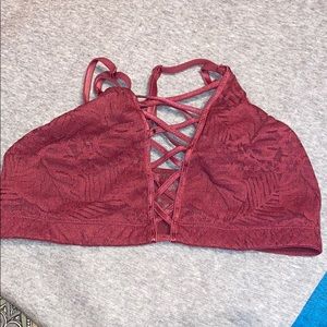 Pink Lace Bralette